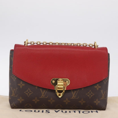 Louis Vuitton Saint Placide Monogram Canvas and Leather, Brown, Canvas, Handbag