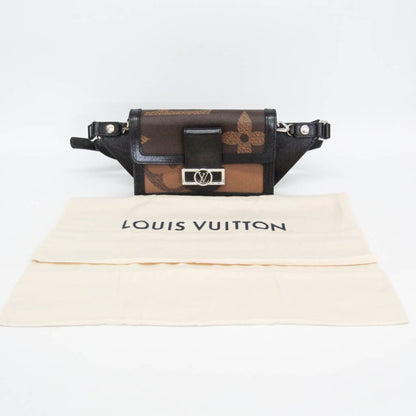 Louis Vuitton Dauphine Bumbag Reverse Monogram Giant, Brown, Canvas, Crossbody Bag
