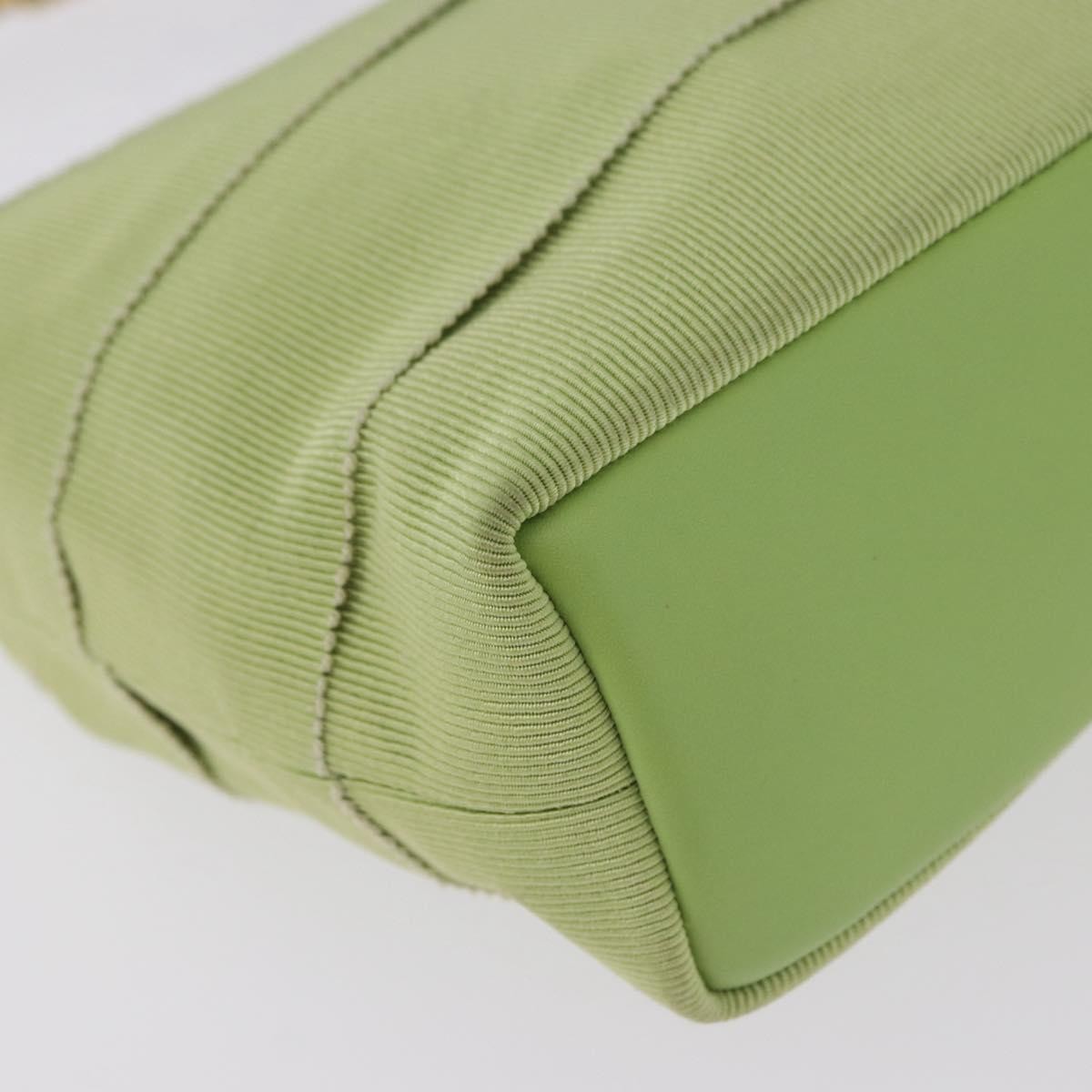 Salvatore Ferragamo Vala Canvas, Green, Canvas, Shoulder Bag