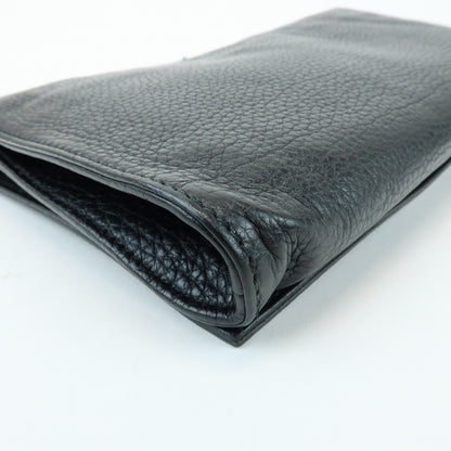 Gucci Soho Clutch Leather, Black, Leather, Clutch