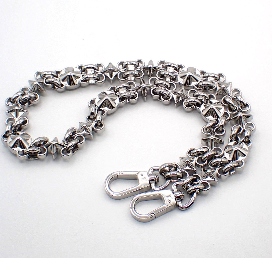 Louis Vuitton Dauphine Chain Shoulder Strap Metal, Silver, Stainless Steel, Straps
