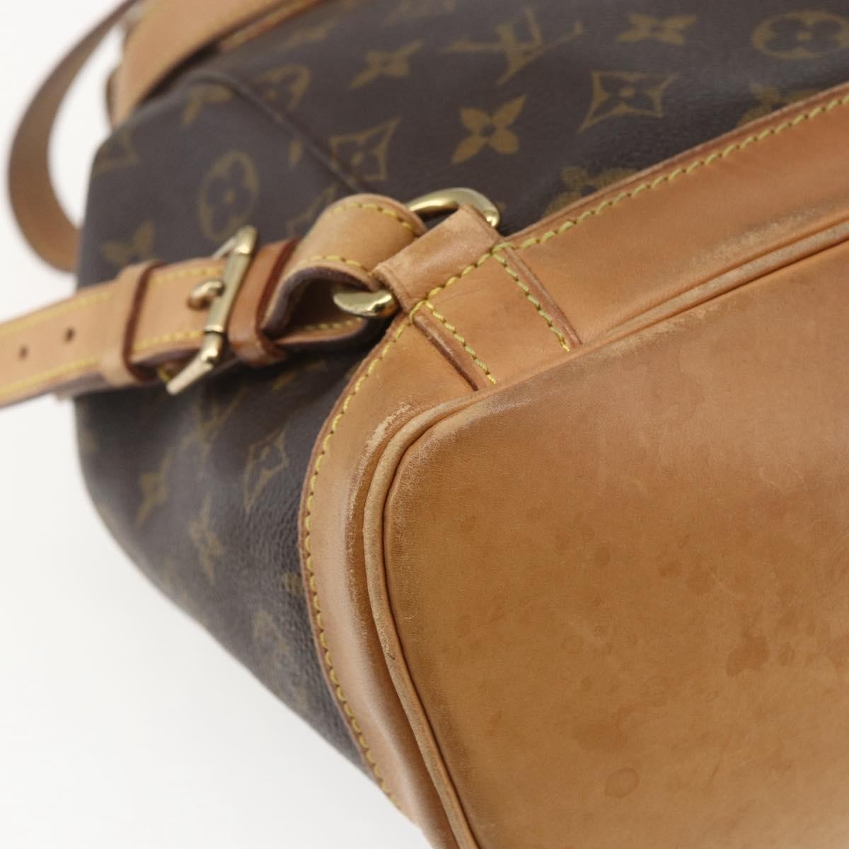 Louis Vuitton Vintage Montsouris Monogram Canvas, Brown, Canvas, Backpack