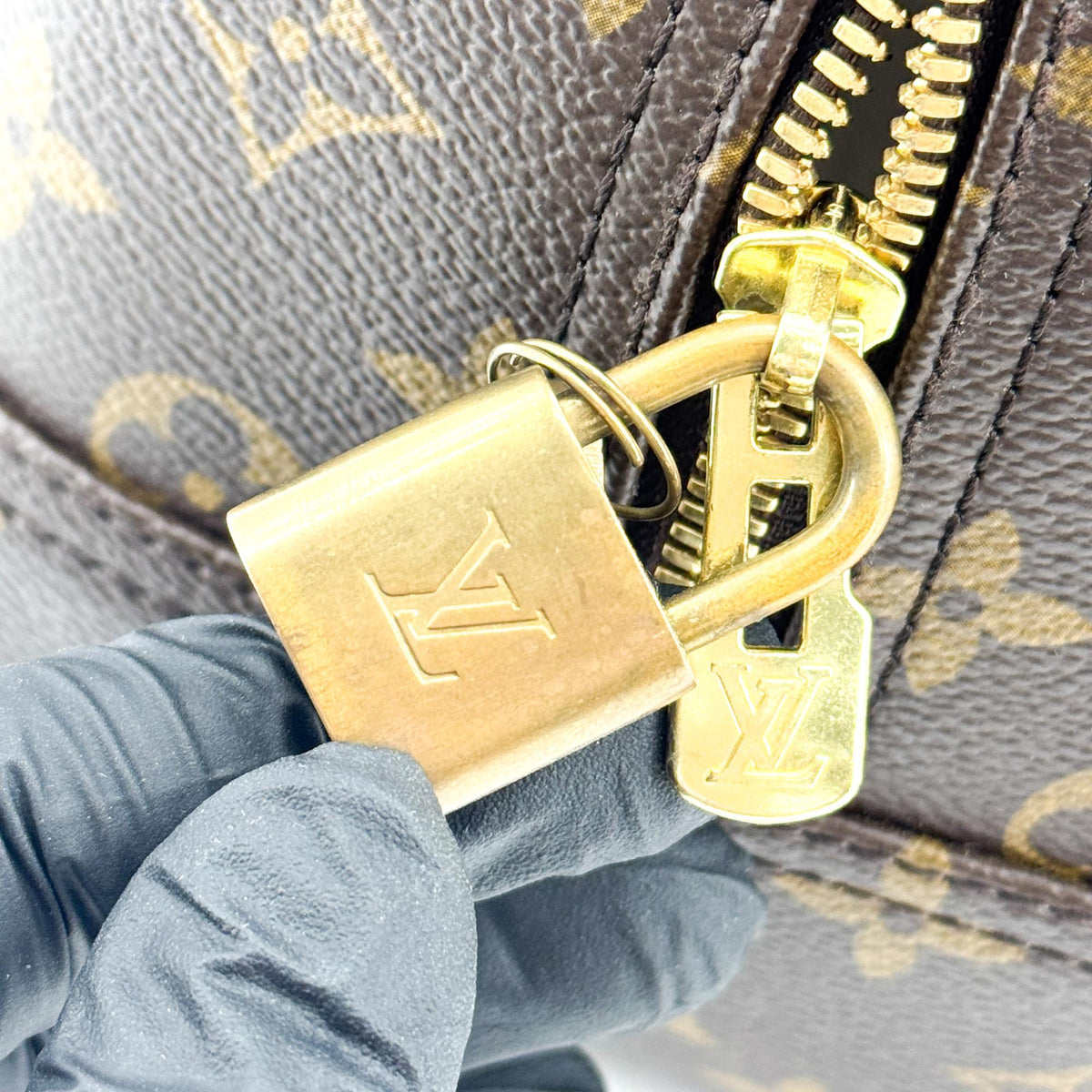 Louis Vuitton Trouville Monogram Canvas, Brown, Canvas, Handbag