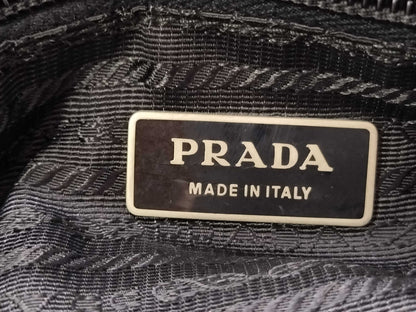 Prada Tessuto Pocket Tote Nylon, Black, Nylon, Tote Bag