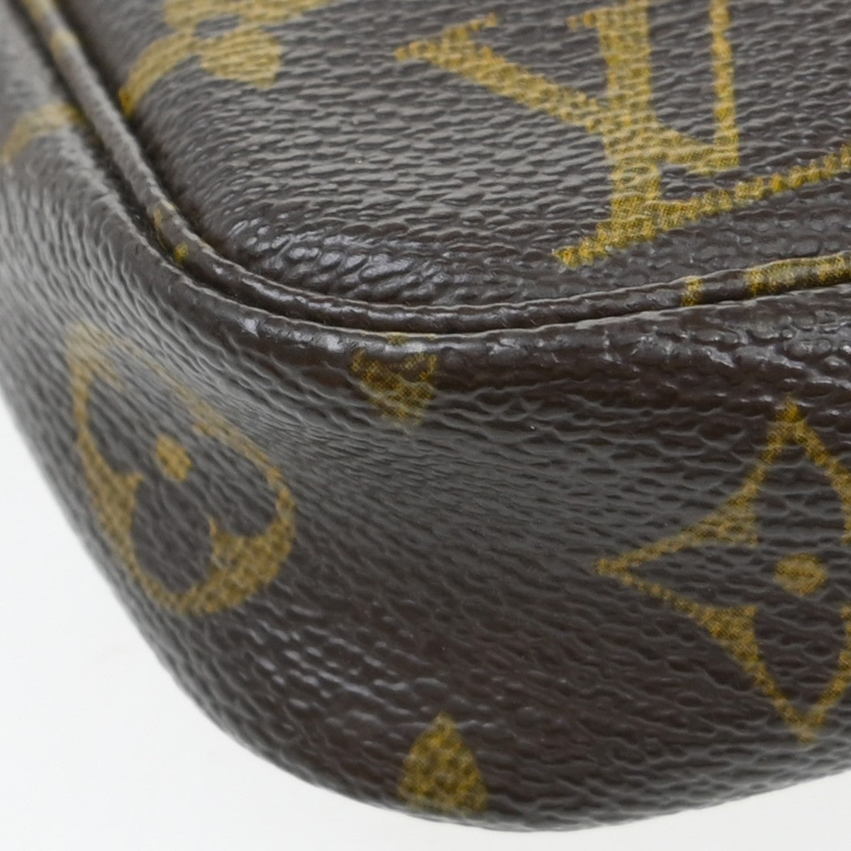 Louis Vuitton Pochette Accessoires Monogram Canvas, Brown, Canvas, Clutch
