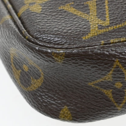 Louis Vuitton Pochette Accessoires Monogram Canvas, Brown, Canvas, Clutch