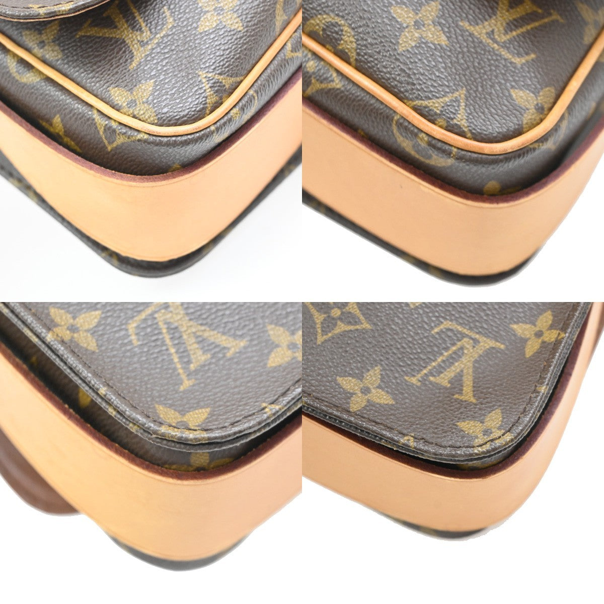 Louis Vuitton Cartouchiere Monogram Canvas, Brown, Canvas, Handbag