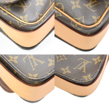 Louis Vuitton Cartouchiere Monogram Canvas, Brown, Canvas, Handbag