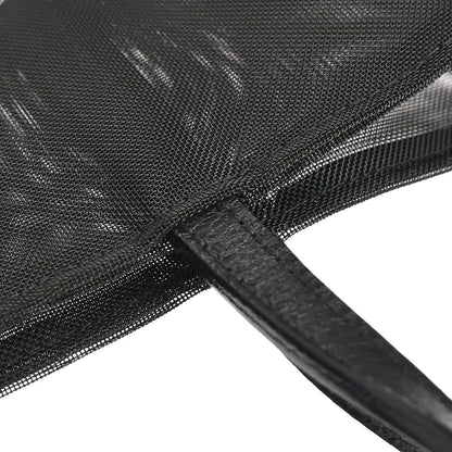 Fendi Vintage FF Mesh, Black, Nylon, Tote Bag