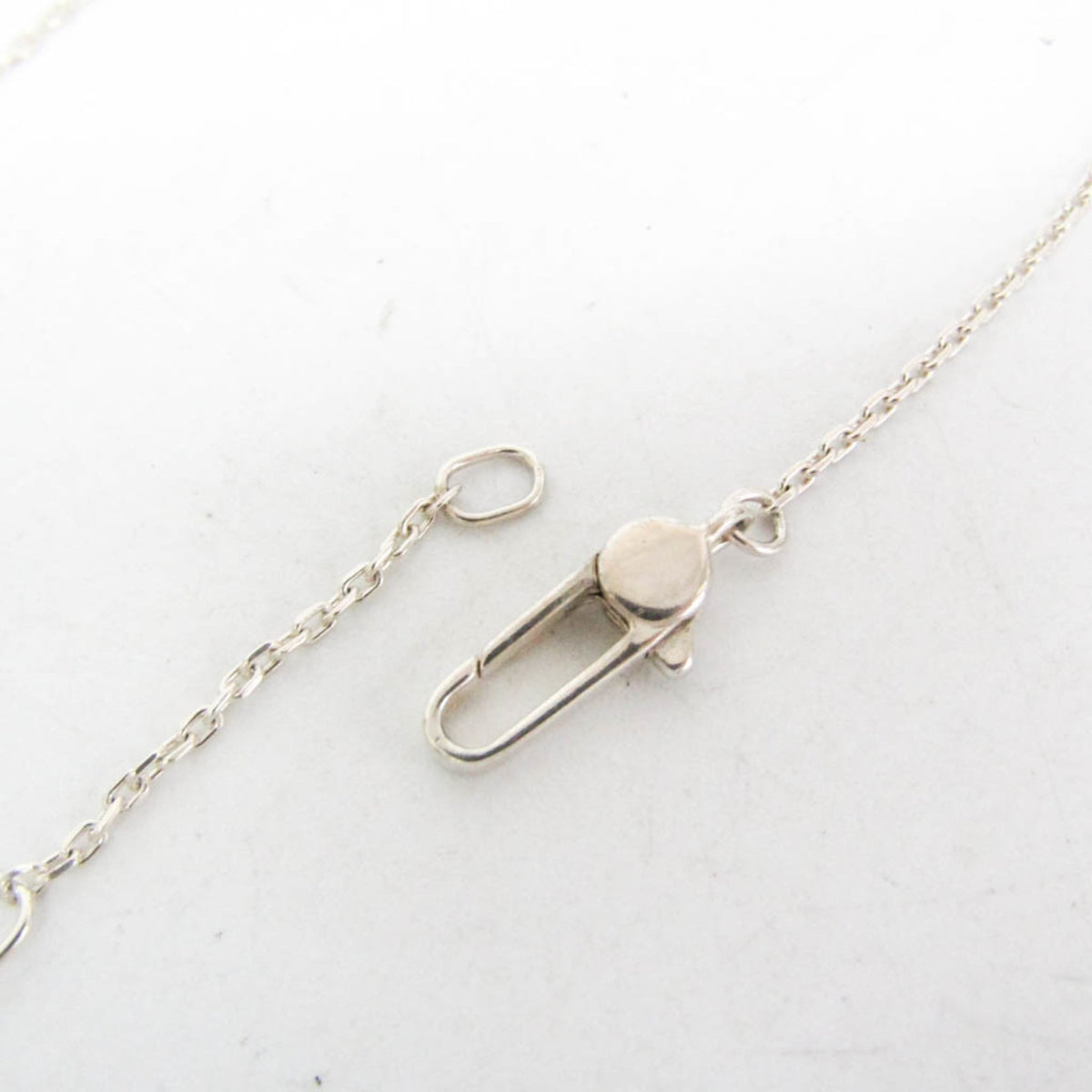 Gucci Logo Plate Sterling Silver, Silver, Sterling Silver, Necklace