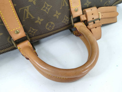 Louis Vuitton Keepall Monogram Canvas, Brown, Canvas, Travel Bag