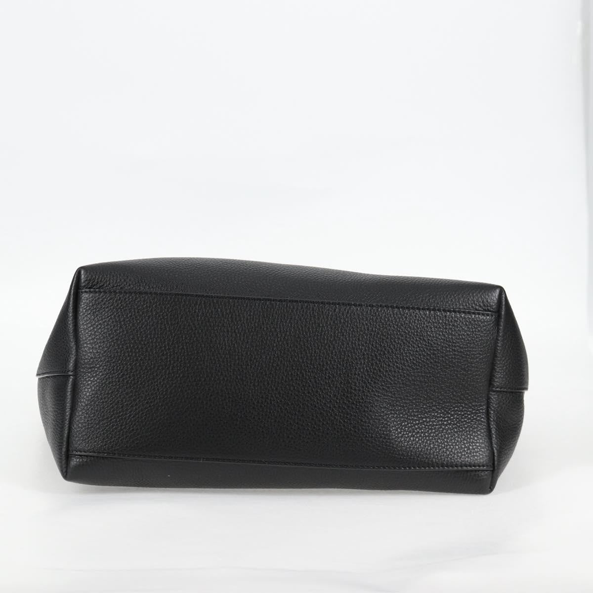 Versace Medusa Tote Leather, Black, Leather, Tote Bag