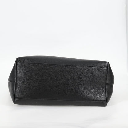 Versace Medusa Tote Leather, Black, Leather, Tote Bag