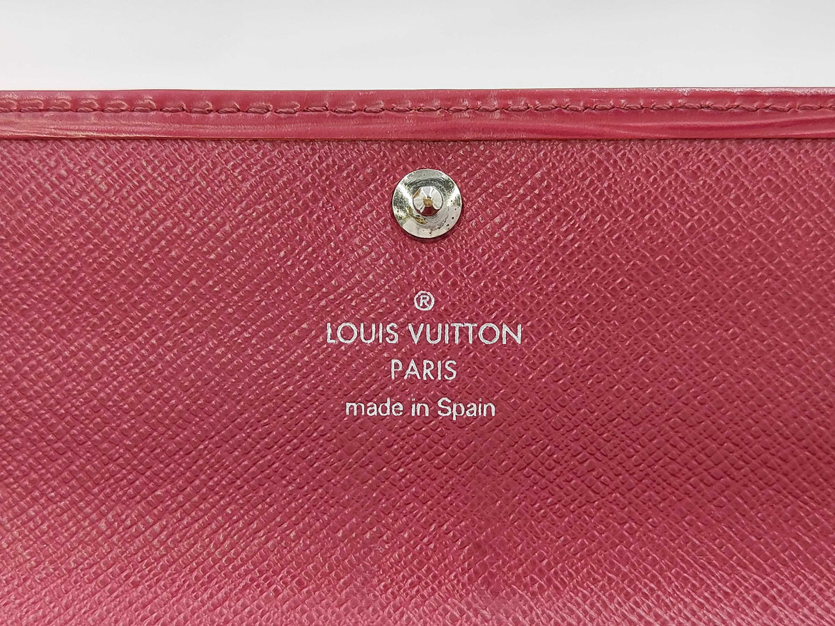 Louis Vuitton Sarah Epi Leather, Pink, Leather, Wallet