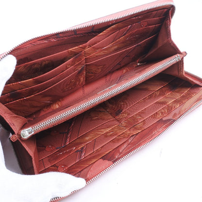 Hermès Azap, Pink, Leather, wallet