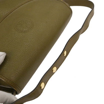 Gucci Vintage Leather, Green, Leather, Handbag