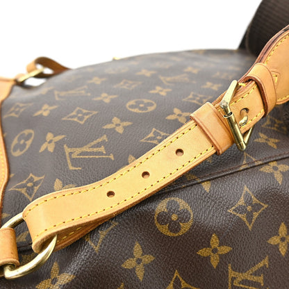 Louis Vuitton Vintage Montsouris Monogram Canvas, Brown, Canvas, Backpack