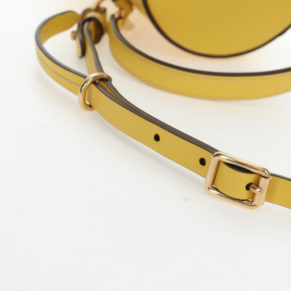 Miu Miu Vintage Leather, Yellow, Leather, Handbag
