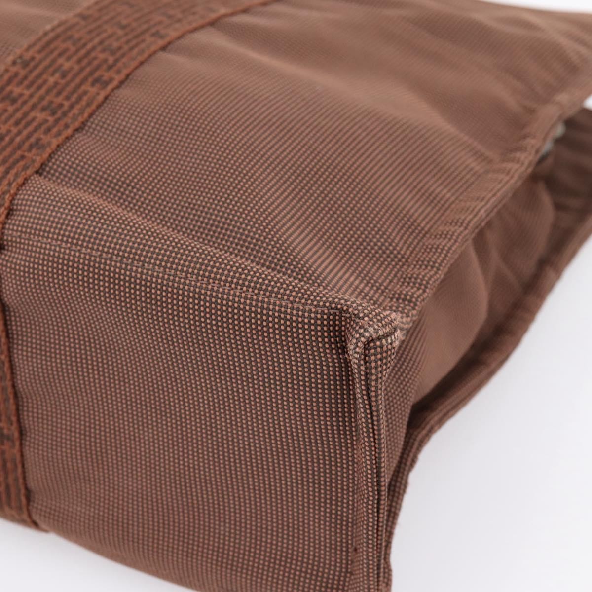Hermes Fourre-tout Herline Fourre-tout Herline, Brown, Canvas, Tote Bag