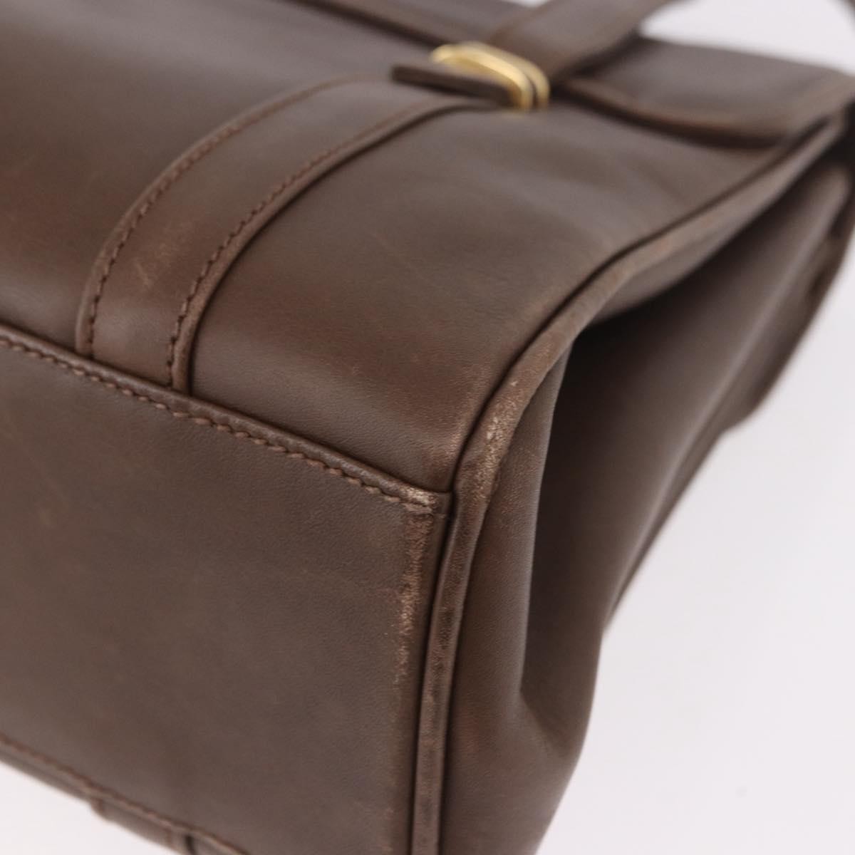 Gucci Vintage Leather, Brown, Leather, Tote Bag