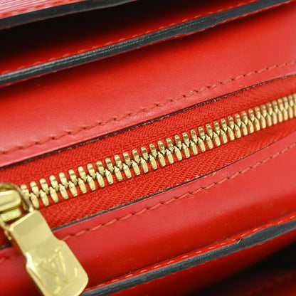 Louis Vuitton Pont Neuf Epi Leather, Red, Leather, Handbag