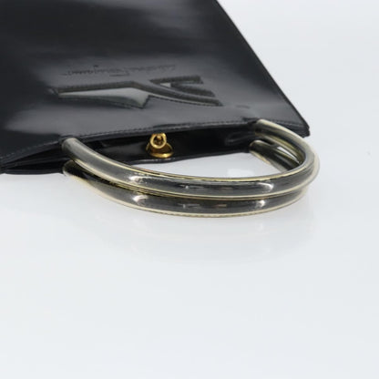 Salvatore Ferragamo Vintage Patent Leather, Black, Patent Leather, Handbag