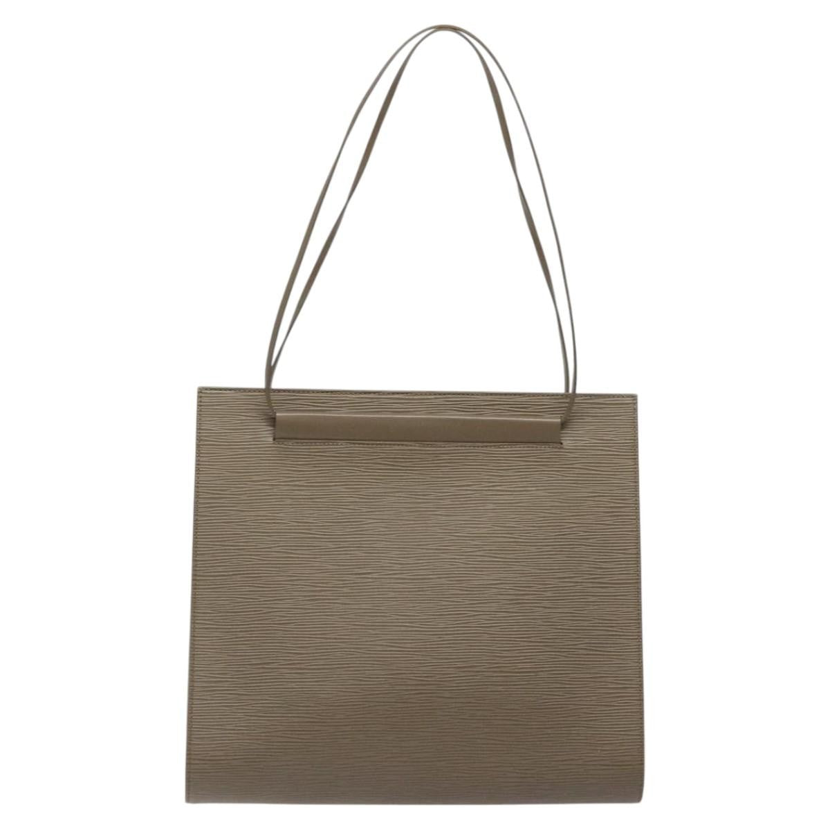 Louis Vuitton Saint Tropez Epi Leather, Gray, Leather, Shoulder Bag