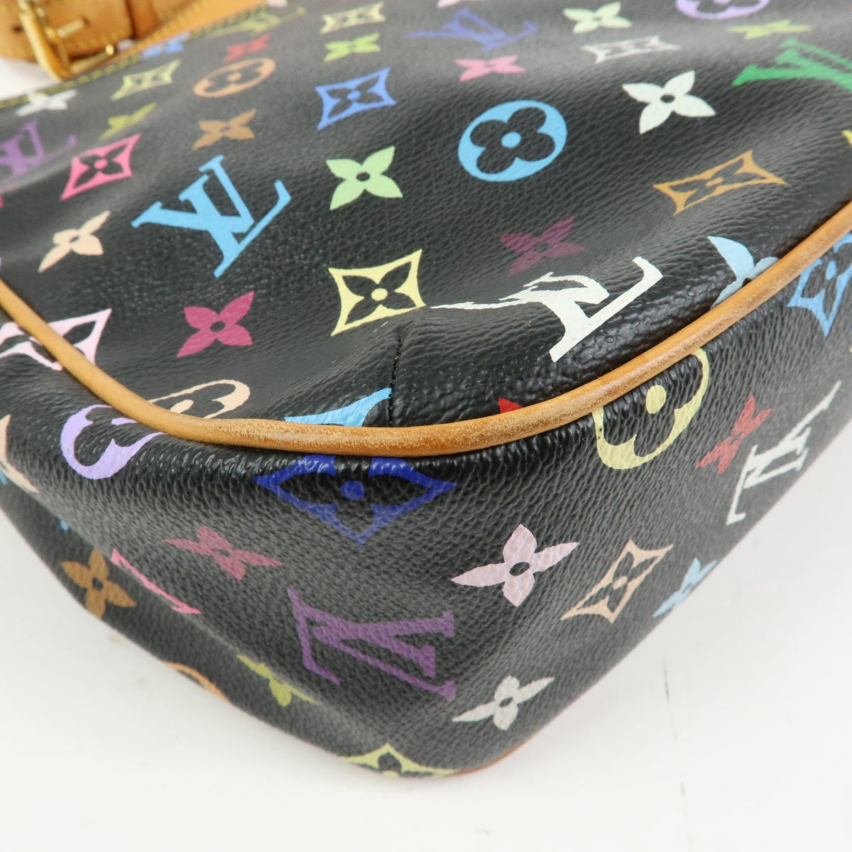 Louis Vuitton Lodge Monogram Multicolor, Black, Canvas, Handbag