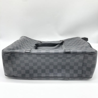 Louis Vuitton Tadao Damier, Gray, Canvas, Tote Bag