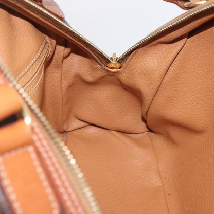 Celine Vintage Handbag Toile Céline, Brown, Canvas, Handbag