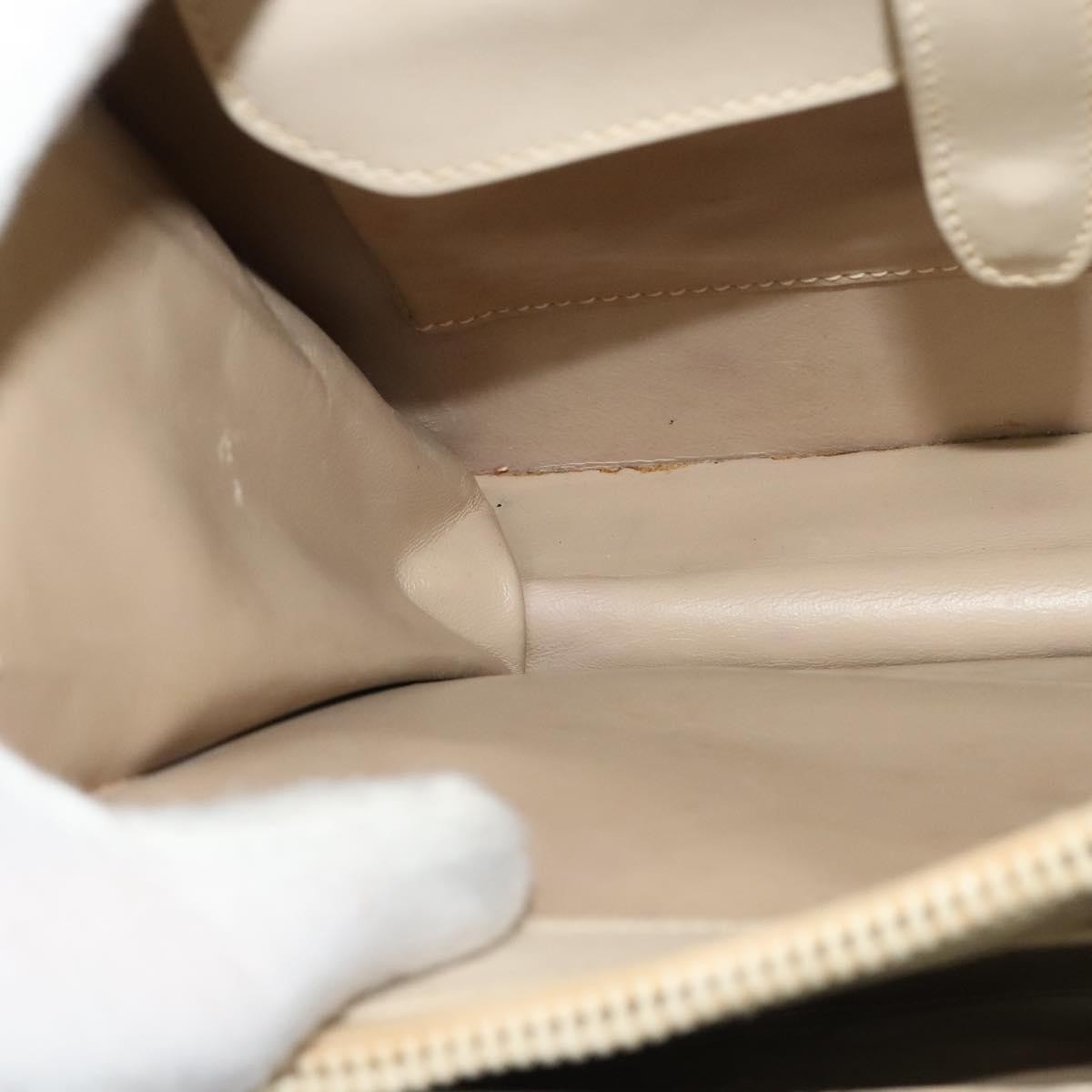 Gucci Vintage Flap Leather, Beige, Leather, Shoulder Bag