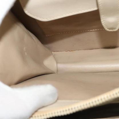 Gucci Vintage Flap Leather, Beige, Leather, Shoulder Bag