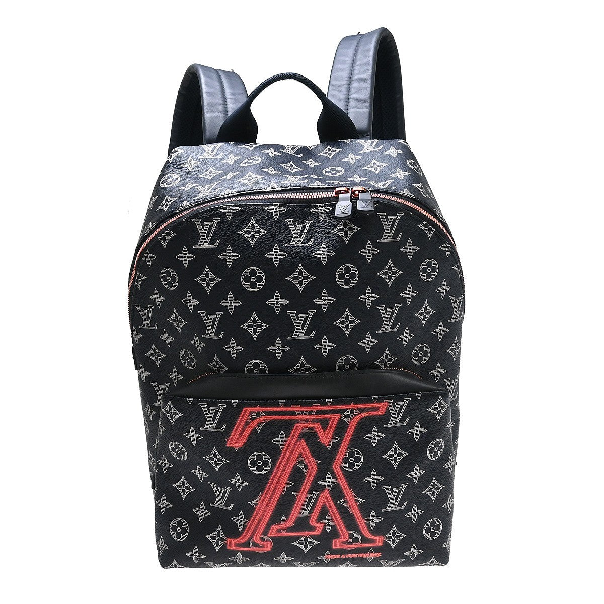 Louis Vuitton Apollo Limited Edition Upside Down Monogram Ink, Blue, Canvas, Backpack