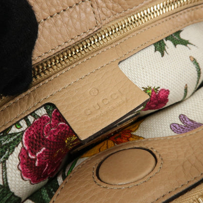 Gucci Bamboo Shopper Leather, Beige, Leather, Tote Bag