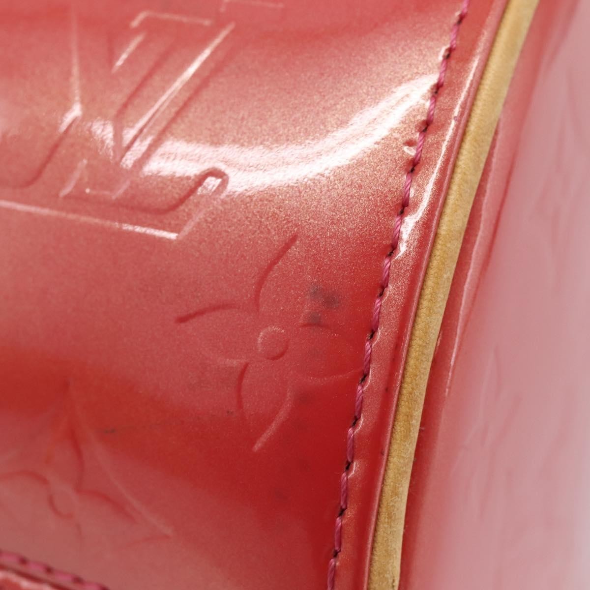 Louis Vuitton Bedford Monogram Vernis, Pink, Patent Leather, Handbag