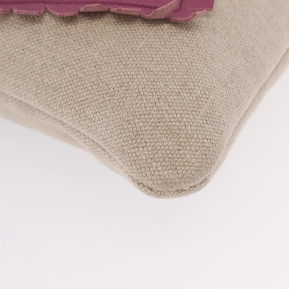 Saint Laurent Kahala Heart Tote Canvas, Beige, Canvas, Tote Bag