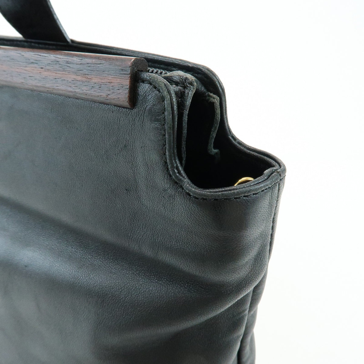 Loewe Tote Leather, Black, Leather, Tote Bag