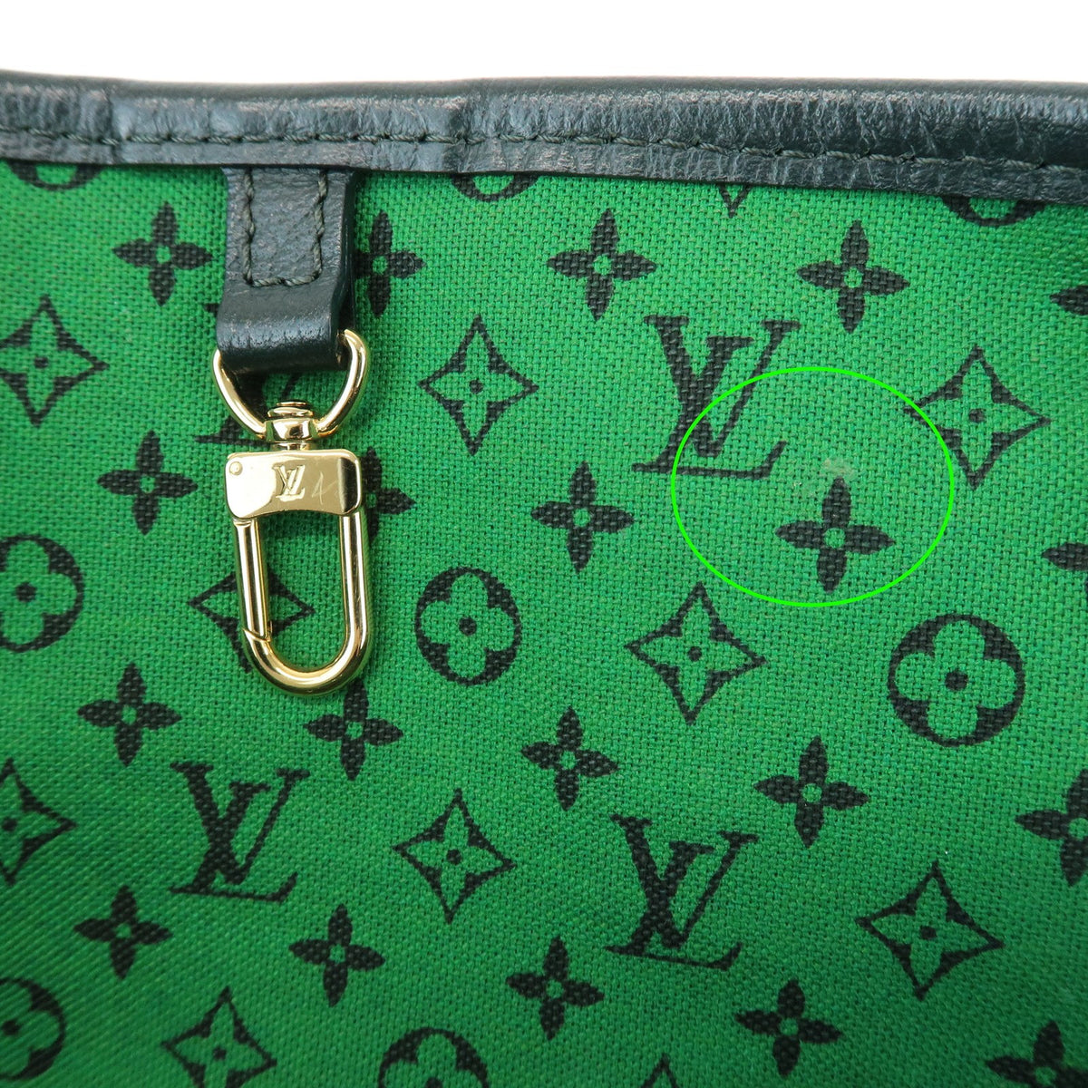 Louis Vuitton Ailleurs Cabas Limited Edition Printed Canvas, Green, Canvas, Tote Bag