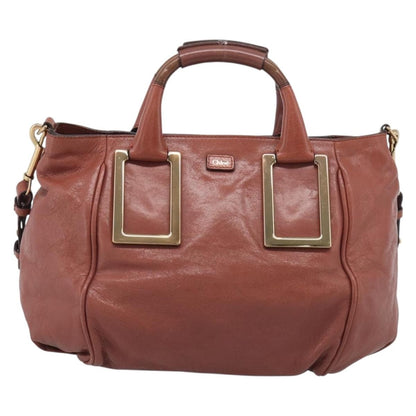 Chloe Ethel Leather, Pink, Leather, Handbag