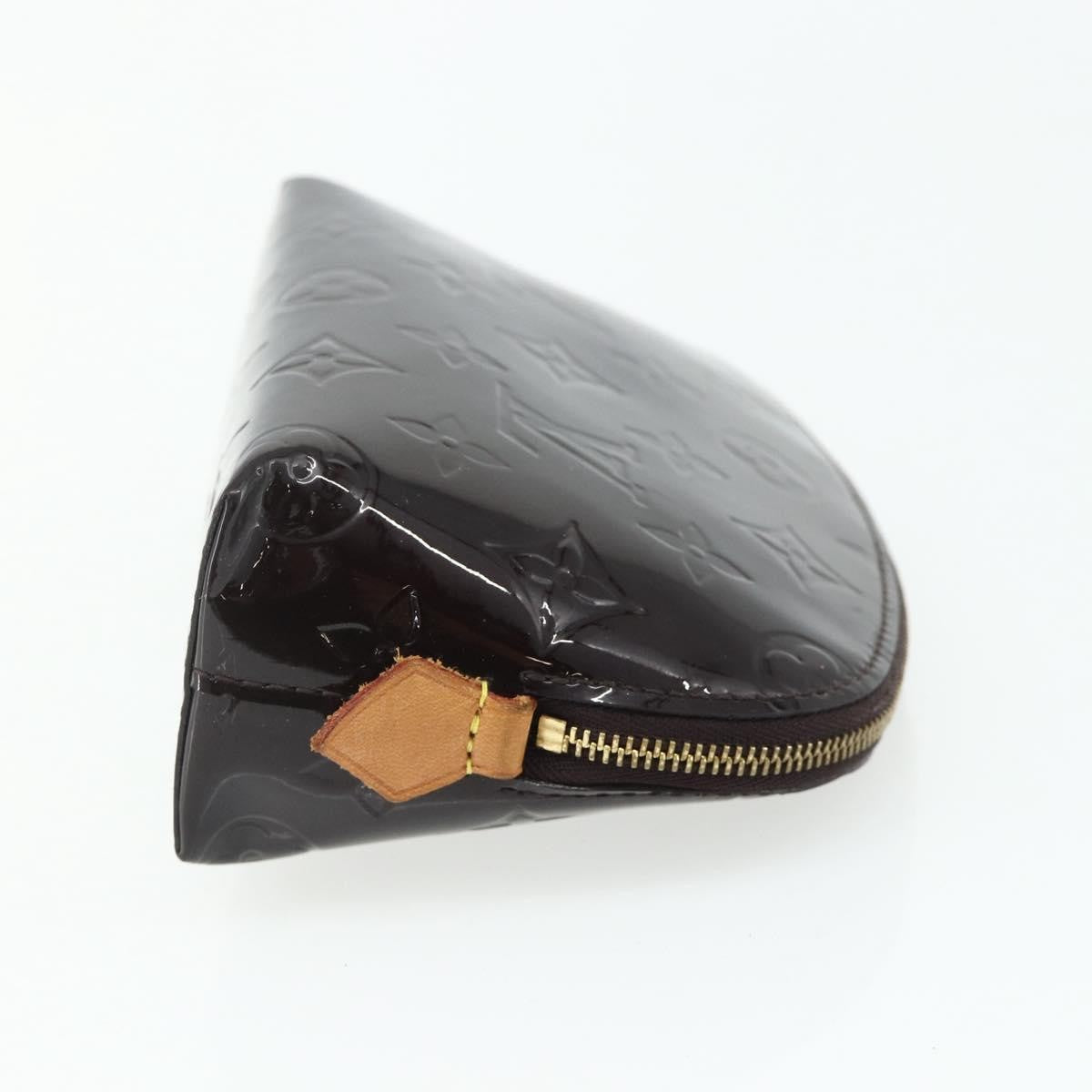 Louis Vuitton Cosmetic Monogram Vernis, Burgundy, Patent Leather, Toiletry Case