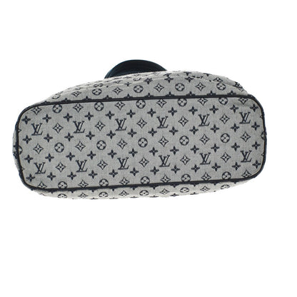 Louis Vuitton Lucille Mini Lin, Blue, Canvas, Handbag
