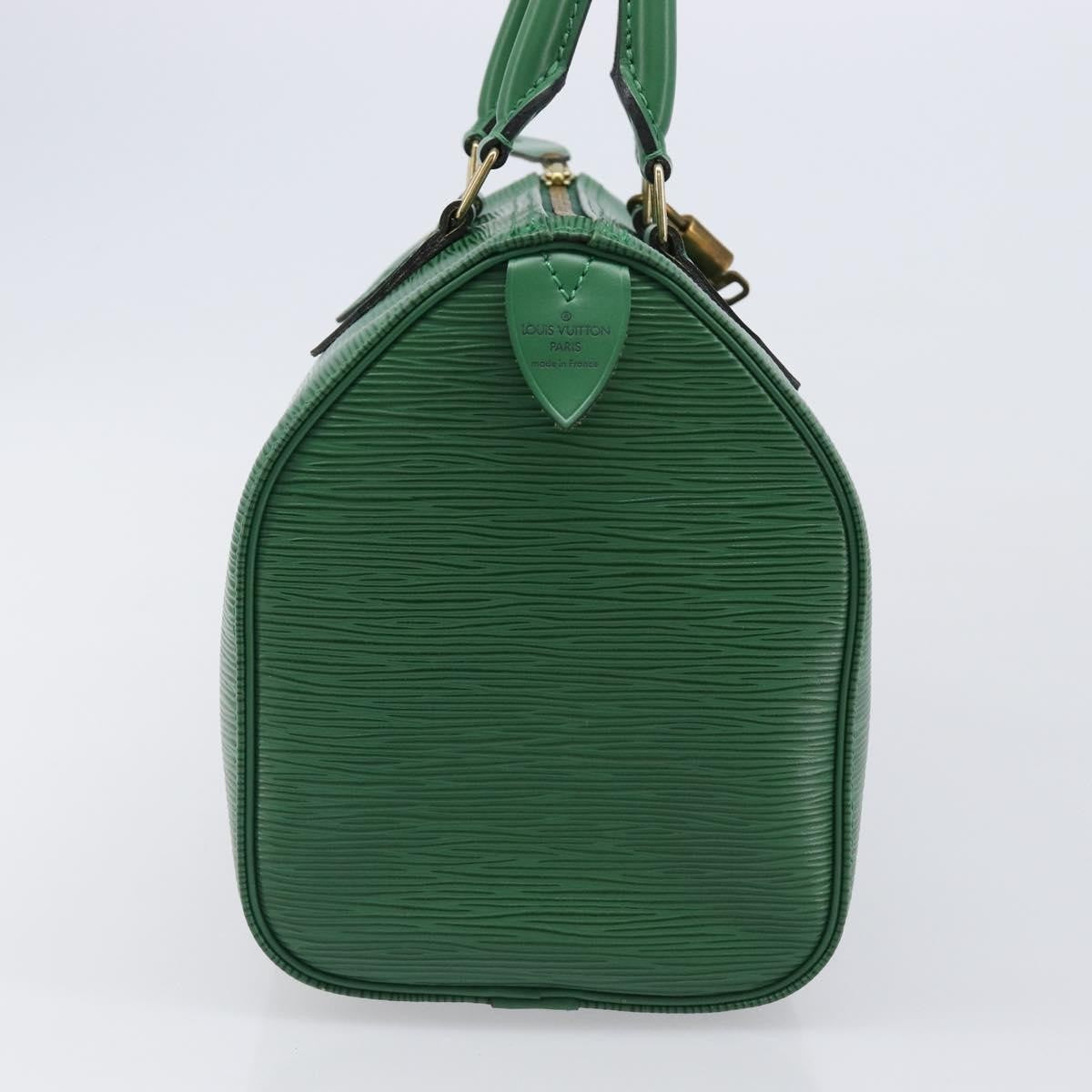 Louis Vuitton Speedy Epi Leather, Green, Leather, Handbag