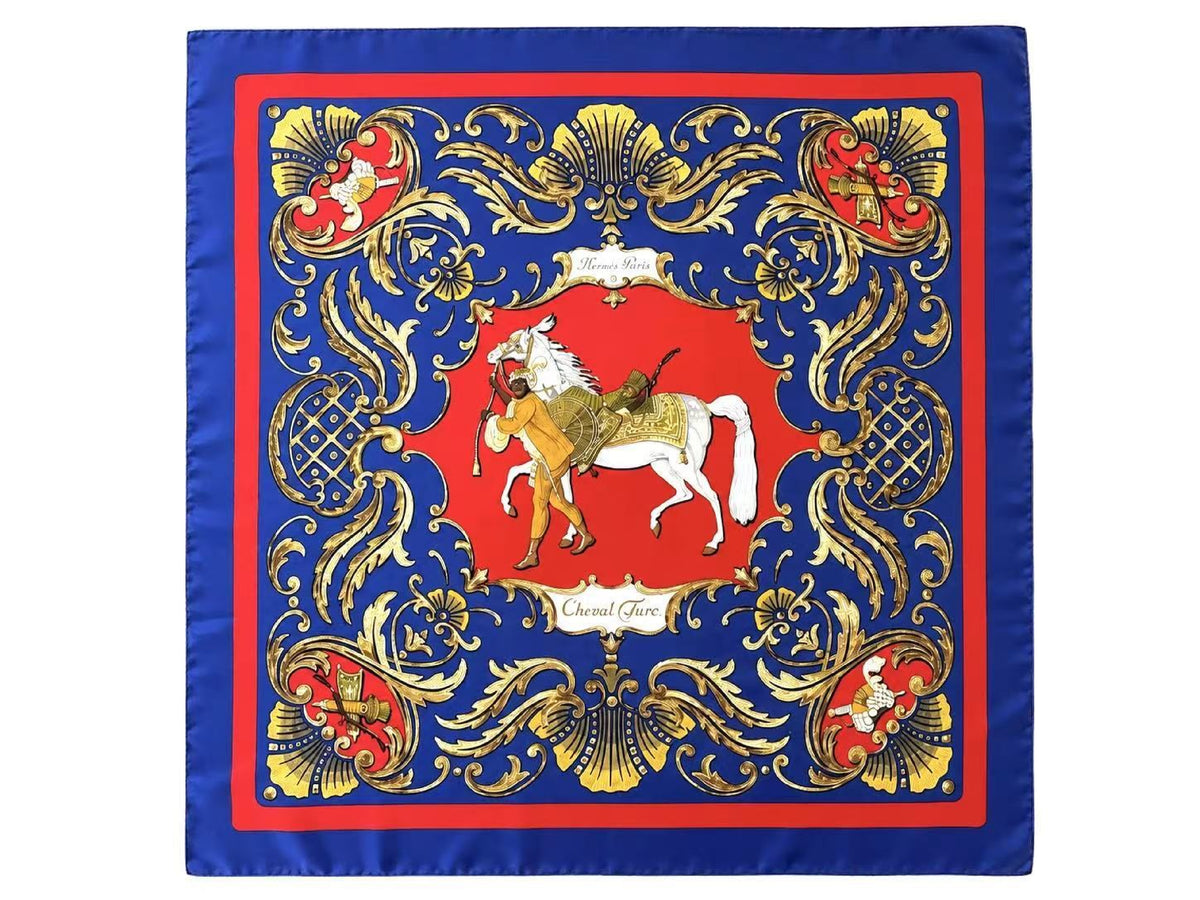 Hermes Carré 90 Silk multicolor, Multicolour, Silk, Scarf