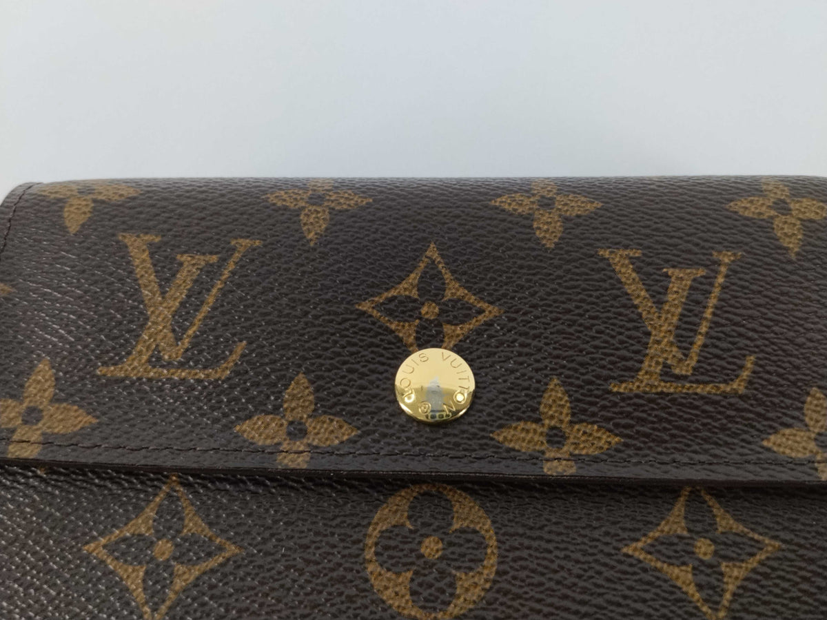 Louis Vuitton Alexandra Monogram Canvas, Brown, Canvas, Wallet