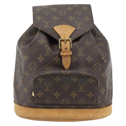 Louis Vuitton Vintage Montsouris Monogram Canvas, Brown, Canvas, Backpack