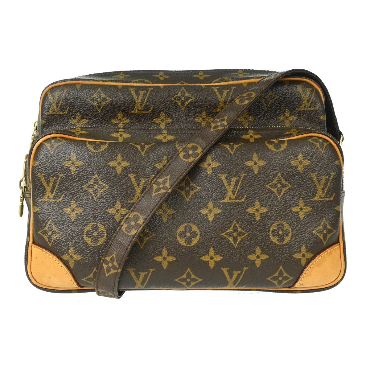 Louis Vuitton Nil Messenger Monogram Canvas, Brown, Canvas, Handbag
