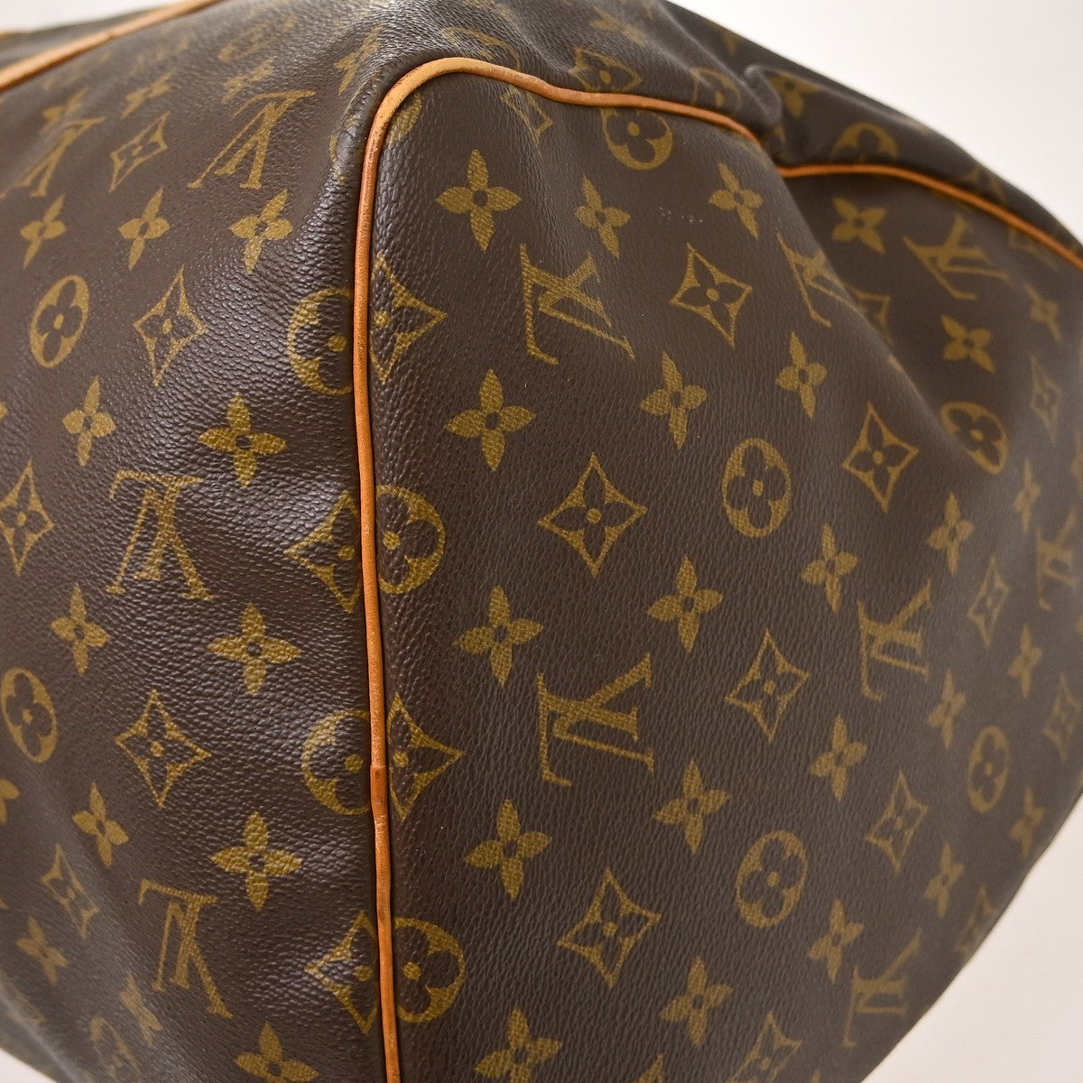 Louis Vuitton Keepall Canvas, Brown, Canvas, Travel Bag