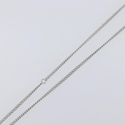Chanel CC Ball Drop Pendant Metal with Crystals, Silver, Metal, Necklace