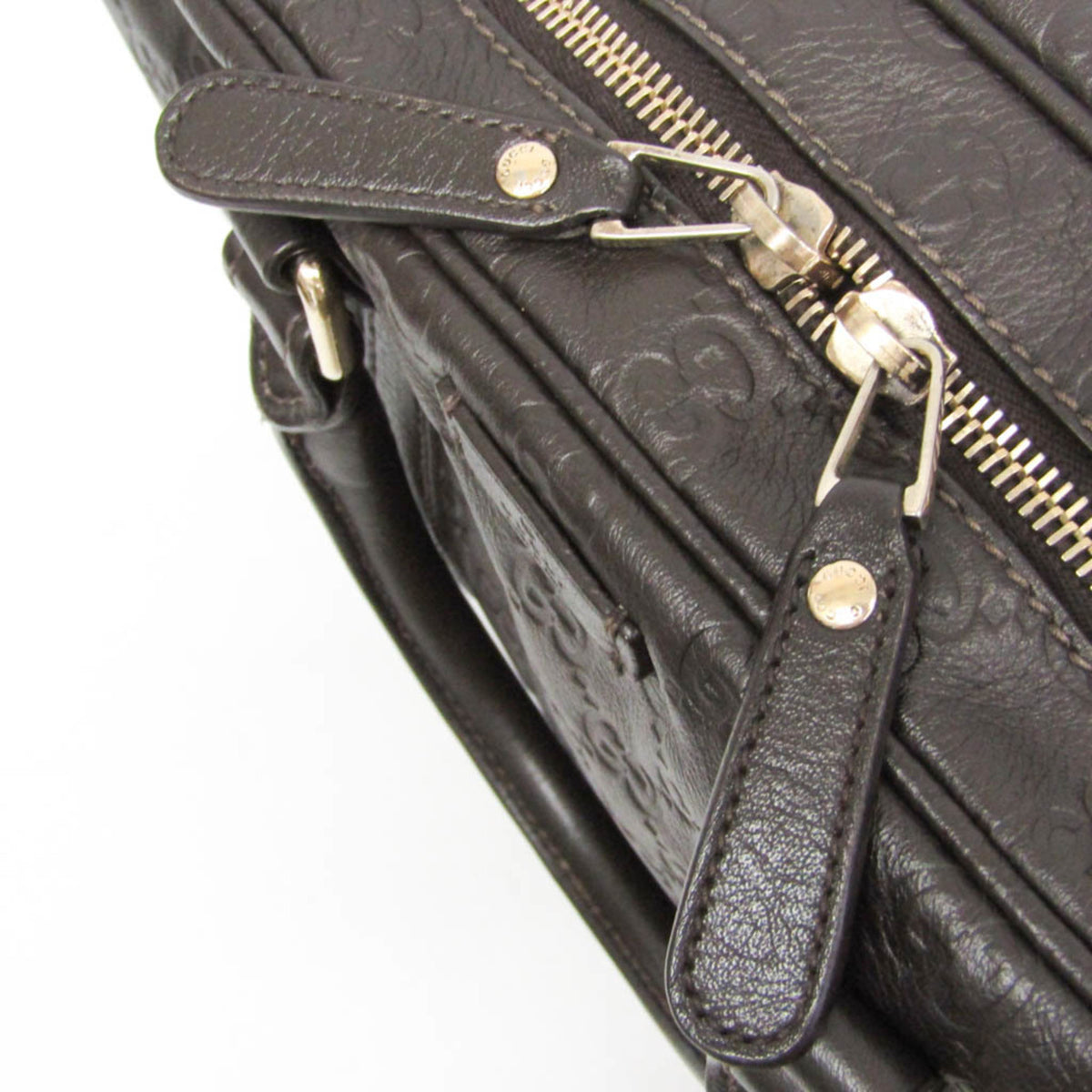 Gucci Convertible Guccissima Leather, Brown, Leather, Briefcase