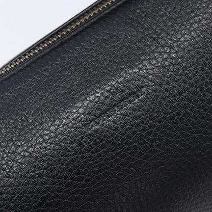 Burberry Shoulder Leather, Black, Leather, Shoulder Bag